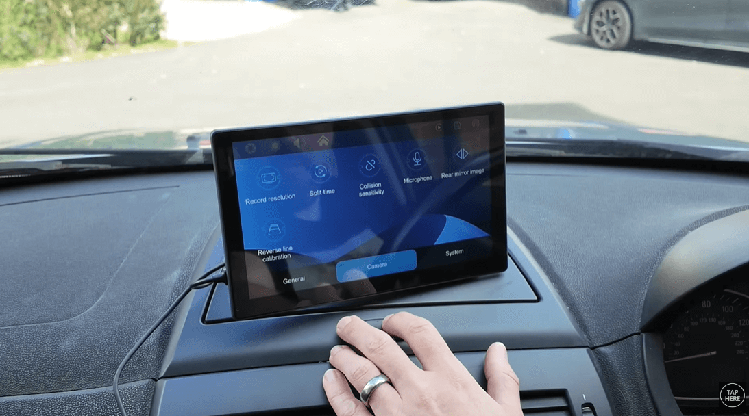 カーナビ Smart Screen LAMTTO RC13 9'' Wireless Android Car with 4K Front and Rear DashCam | Lamtto