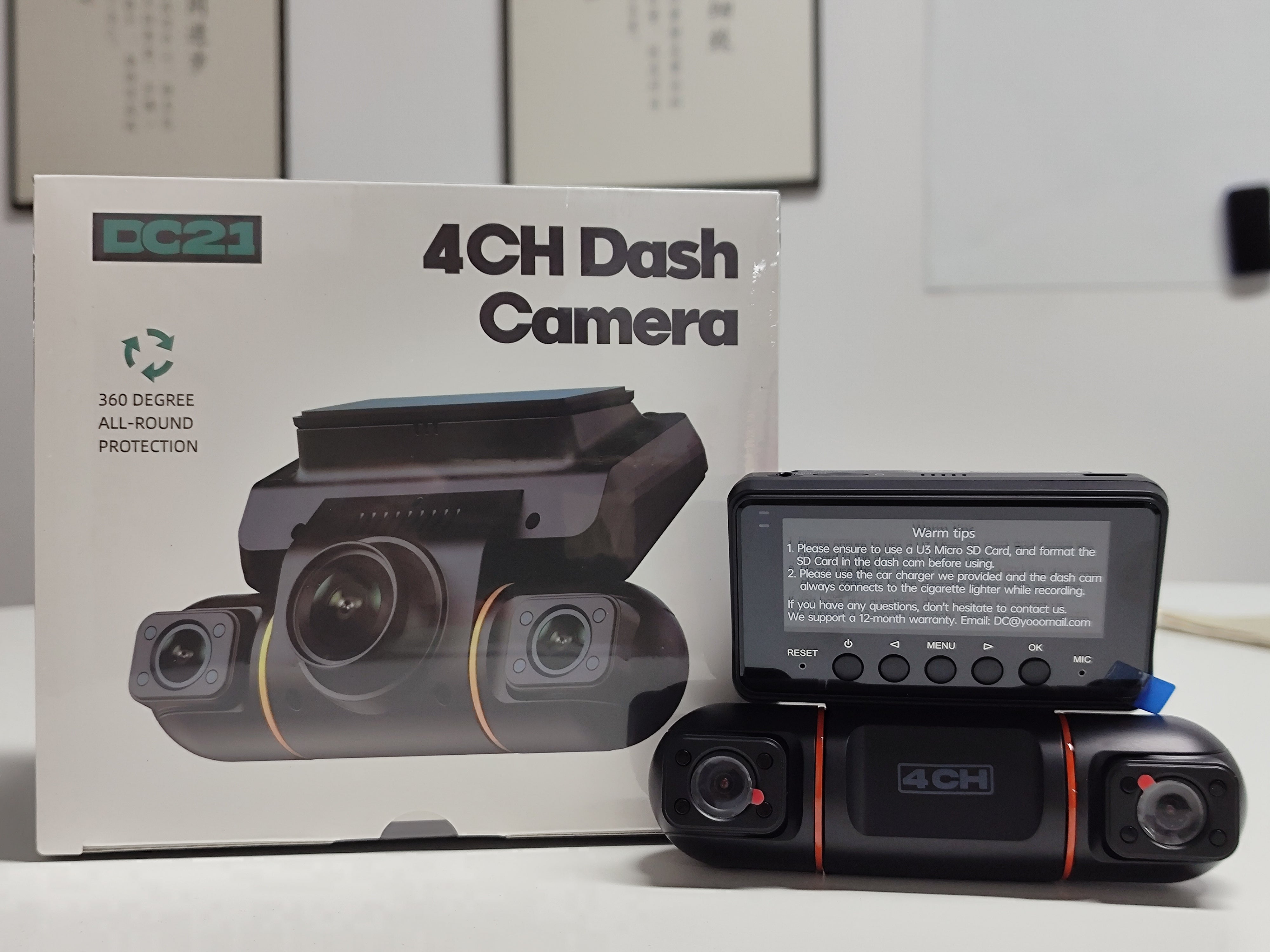 Title: Uncovering the Future of In-Car Safety: The New Four-Channel Car Dash Cam