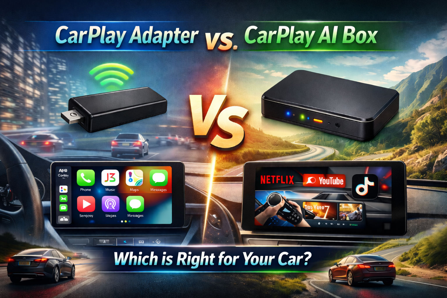 CarPlay Adapter vs. CarPlay AI Box — What’s the Difference?
