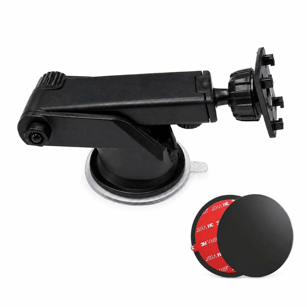 LAMTTO BC706 Universal Suction Cup Mount with 3M Sticker for CarPlay
