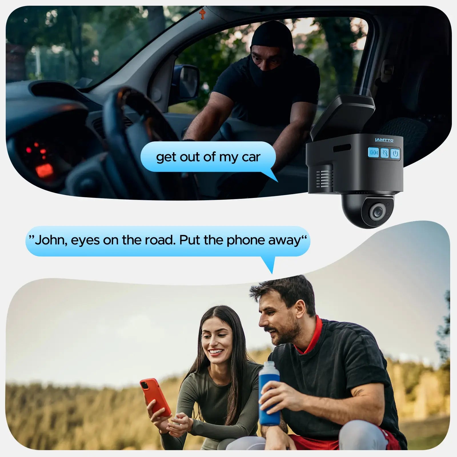 🔥Mega Sale LAMTTO DC22 Security Camera for Car 4G lte Cellular Wireless Dash Cam