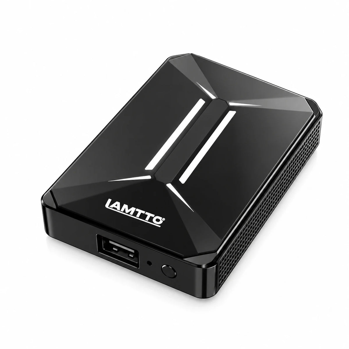 LAMTTO RC26 Wireless CarPlay AI Box – Netflix, YouTube, Gemini Voice & Google Play