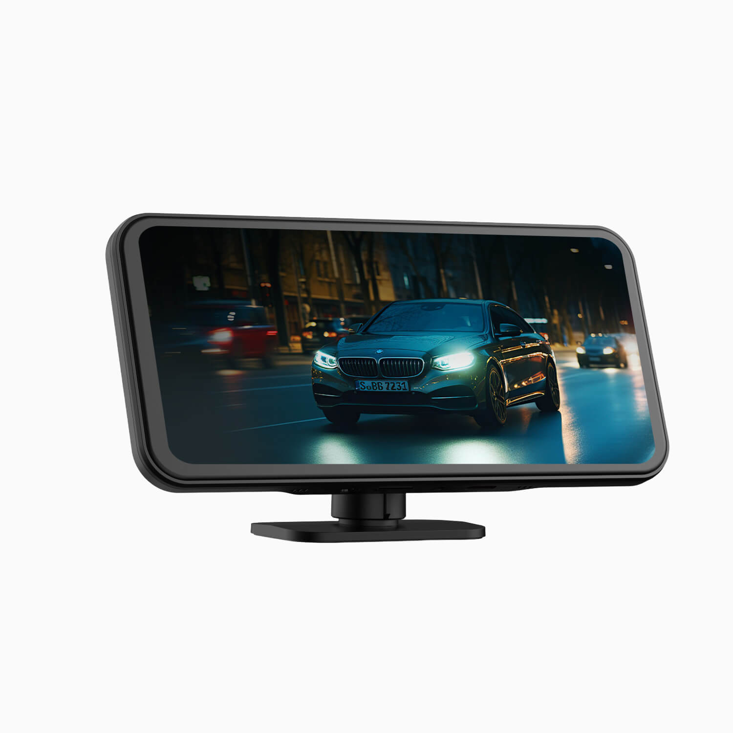 LAMTTO RC11 6.25" Carplay & Android Auto With 4K Dual Dash Cam, Support Park Assist, Loop Record, G-Sensor and 64G SD Card