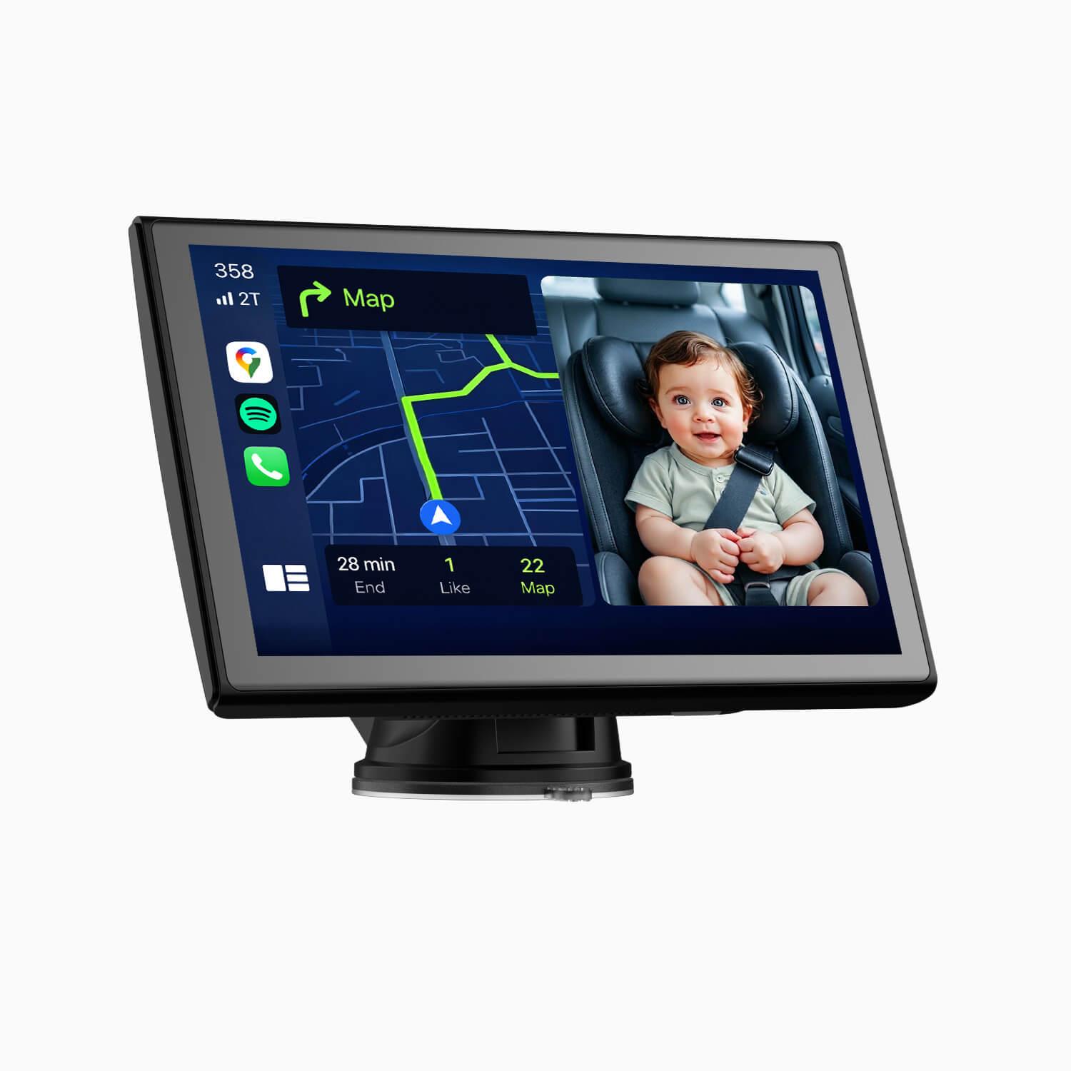 LAMTTO RC27 Wireless CarPlay Baby Camera for Safe Driving