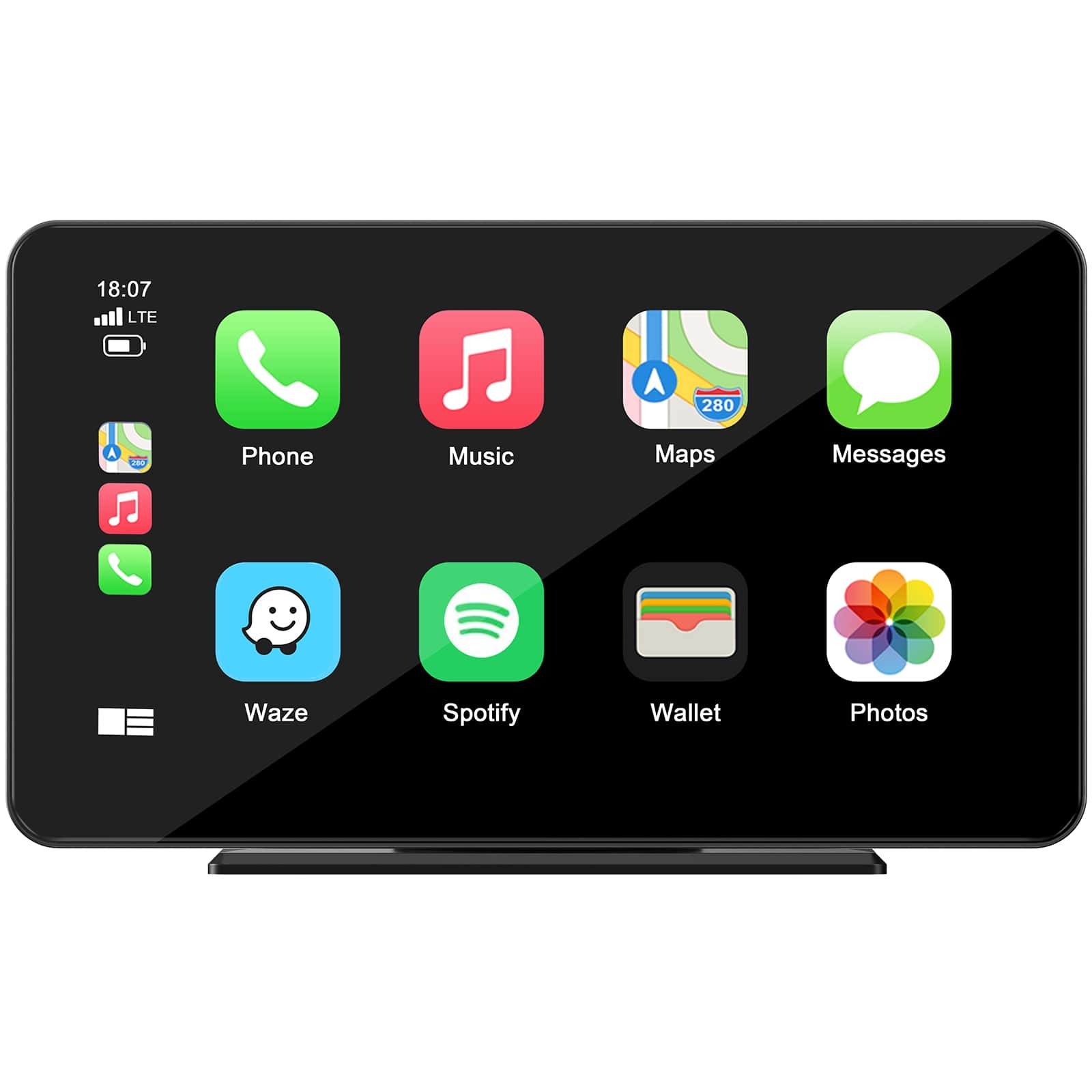 Car Dashboard with Apple Carplay