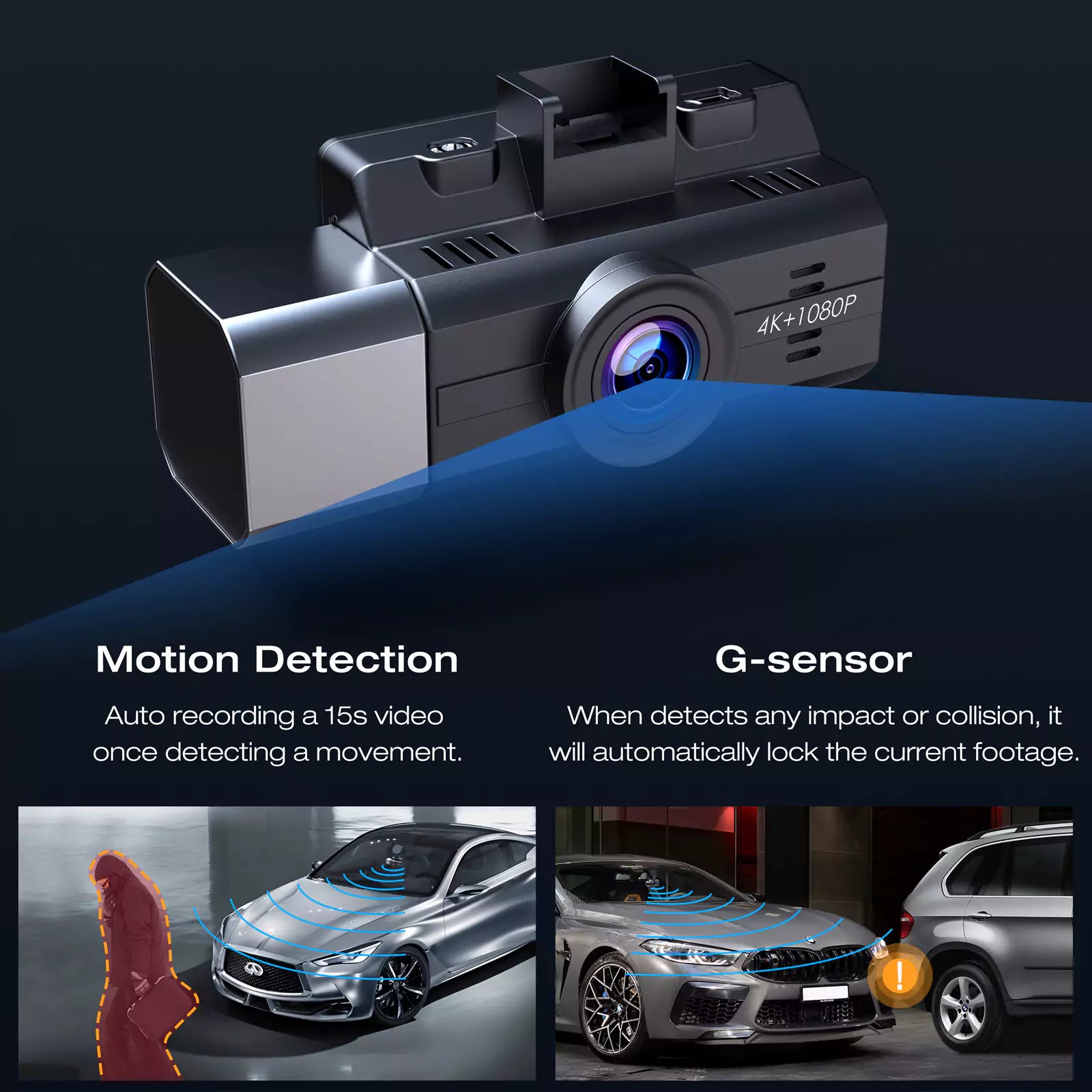 3 Channel 4K Car Camera