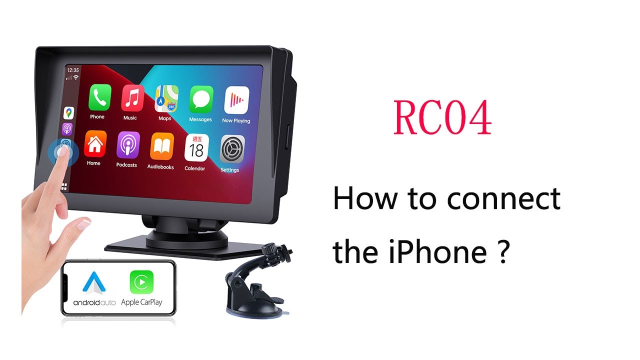 RC04 Portable Wireless Carplay Step-by-Step Video Guide