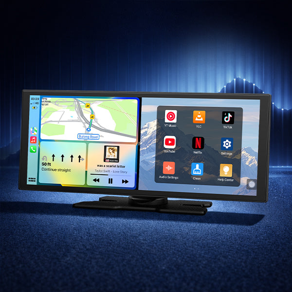 Wireless Carplay Screen with Video APP