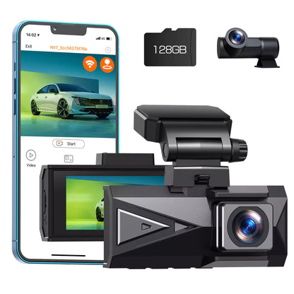 4K Front & Rear Dash Cam