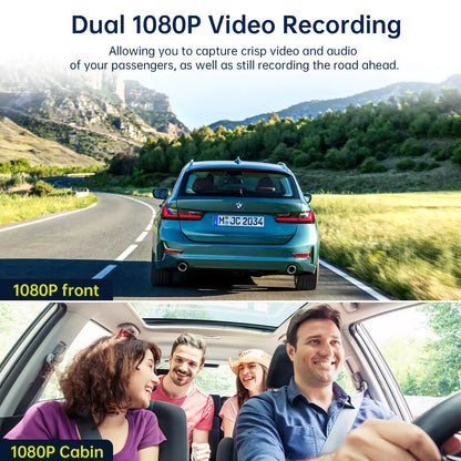 2 channel dash camera