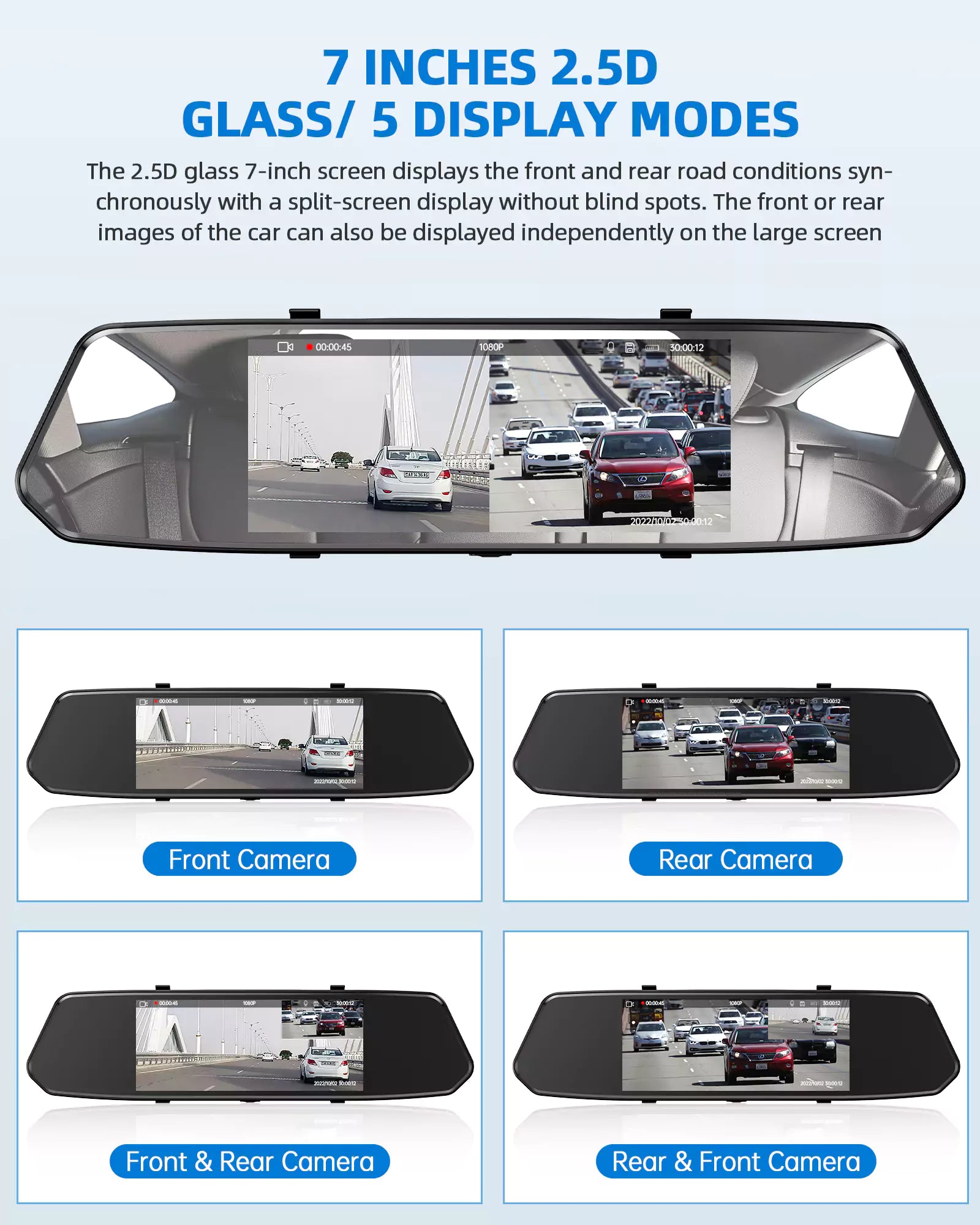 Front and Rear Dash Cam