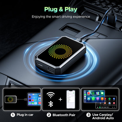 Lamtto RC23 3-in-1 Magic Video Carplay Box for Streaming Netflix/YouTube/TikTok