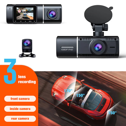 3 Channel Dash Cam