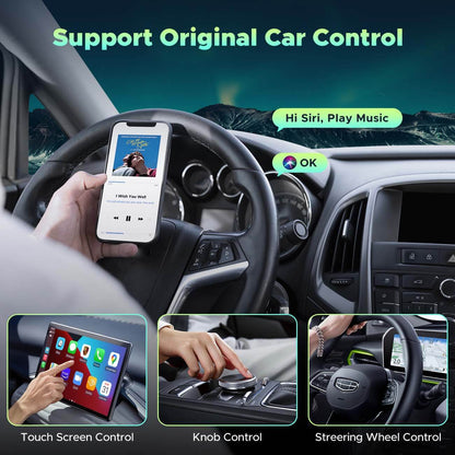 Lamtto RC10 Factory Wired CarPlay plug and play adapter, converts 2015 and above cars wired to wireless connection and iPhone iOS 9+