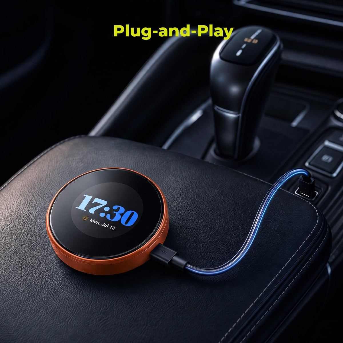 LAMTTO RC31 5G LTE CarPlay AI Box – Android 15, 8GB+128GB, Wireless CarPlay & Android Auto