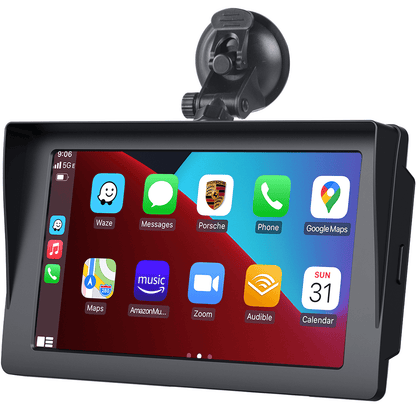 Lamtto RC04 7'' Wireless Apple Carplay & Android Auto for Car Stereo With  1080P Backup Camera