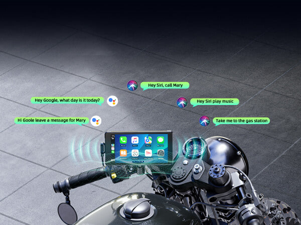 Carplay Display For Motorcycles With Dash Cam | Lamtto
