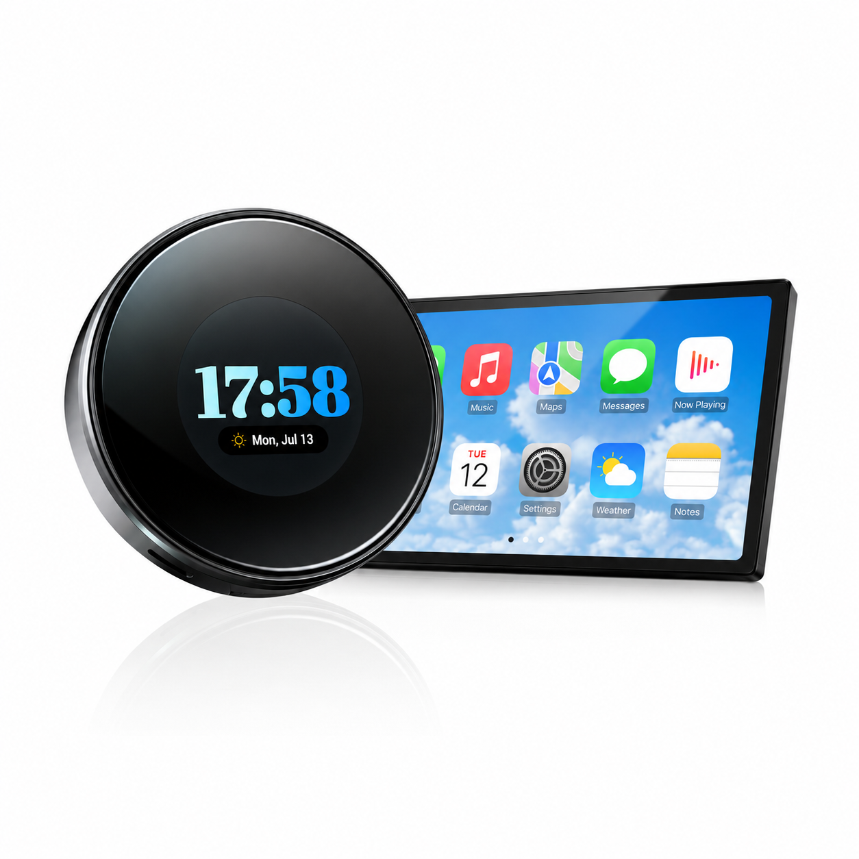 LAMTTO RC31 5G LTE CarPlay AI Box – Android 15, 8GB+128GB, Wireless CarPlay & Android Auto