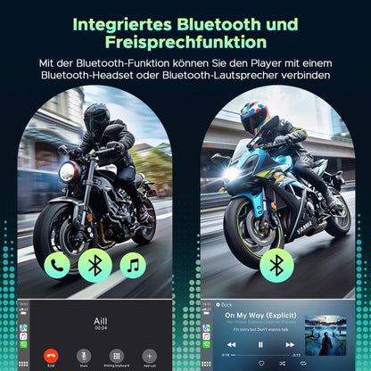 Lamto RC15 6.25" Motorcycle Carplay Screen Drahtlose Tragbare A-pple Carplay & Android Auto