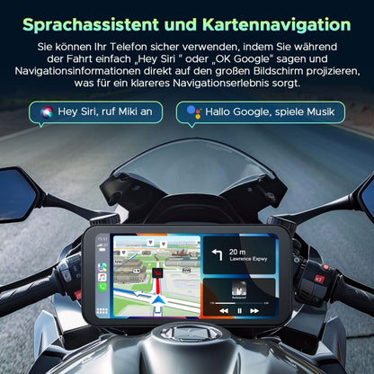 Lamto RC15 6.25" Motorcycle Carplay Screen Drahtlose Tragbare A-pple Carplay & Android Auto