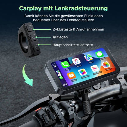 Lamto RC15 6.25" Motorcycle Carplay Screen Drahtlose Tragbare A-pple Carplay & Android Auto